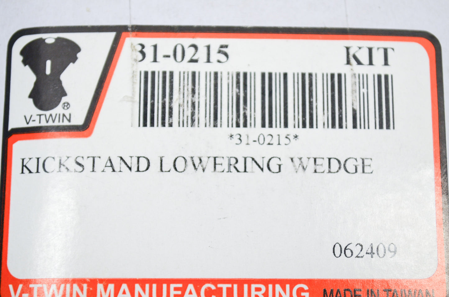New V-Twin Kickstand Lowering Wedge Plate NOS