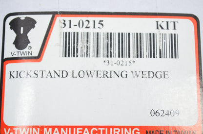 New V-Twin Kickstand Lowering Wedge Plate NOS