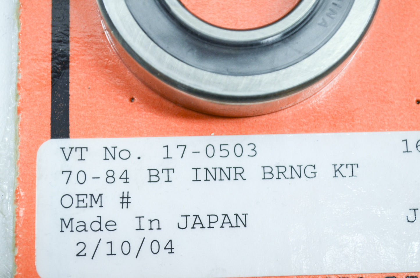 New V-Twin Inner Primary Cover Bearing Kit NOS