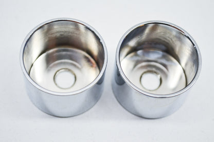 New V-Twin Chrome ISO Mount Cover Qty 2 NOS