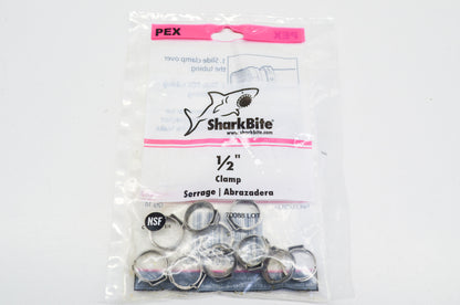 New Shark Bite 1/2' Hose Clamp Qty 10 NOS