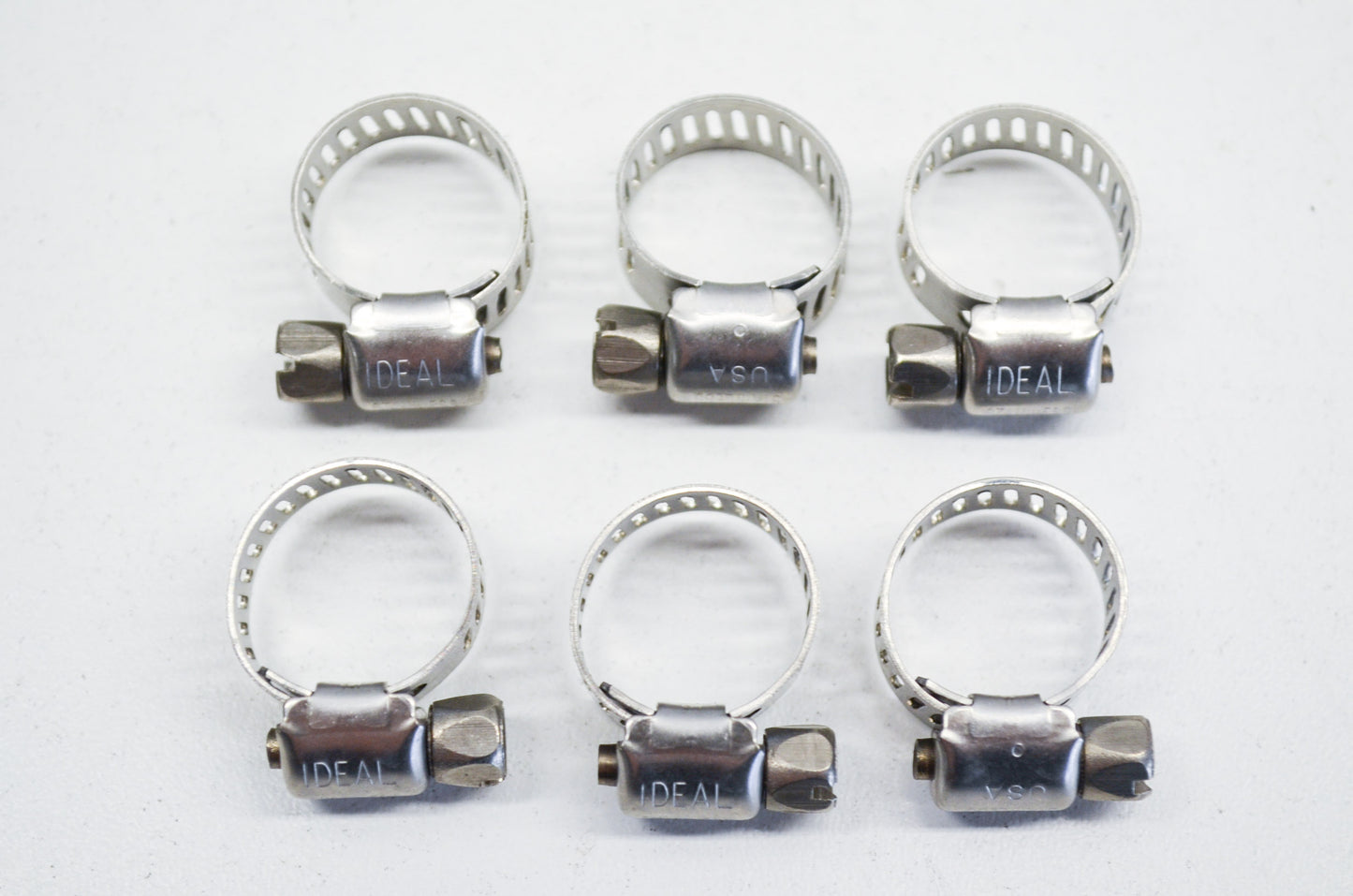 New Ideal 1/4'-5/8' Hose Clamp Qty 6 NOS