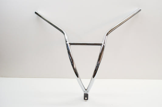 New Custom Chrome Chica Flying V Handlebars NOS