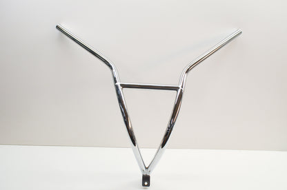 New Custom Chrome Chica Flying V Handlebars NOS