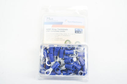 16-14 Gauge Wire AMP Ring Terminals Qty 75 NOS