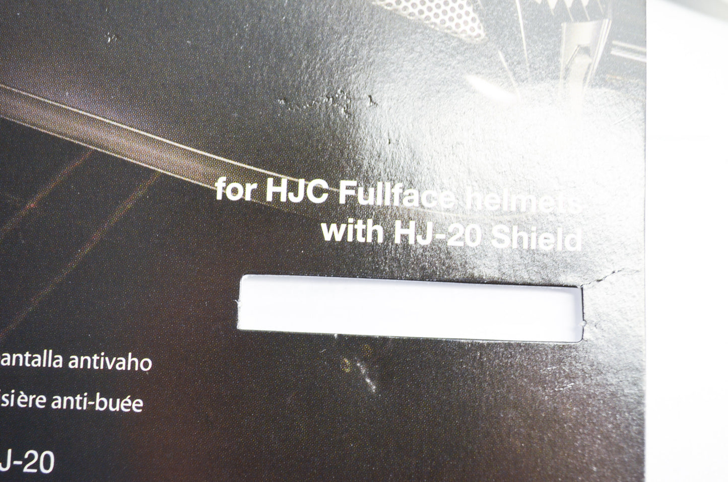 Pinlock Fog Resistant Insert Lens For HJC Fullface Helmets With Shield NOS
