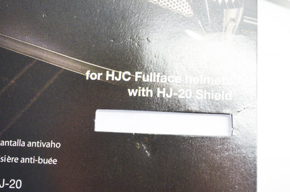 Pinlock Fog Resistant Insert Lens For HJC Fullface Helmets With Shield NOS