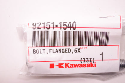 OEM Kawasaki 92151-1540 Bolt 6X55 NOS
