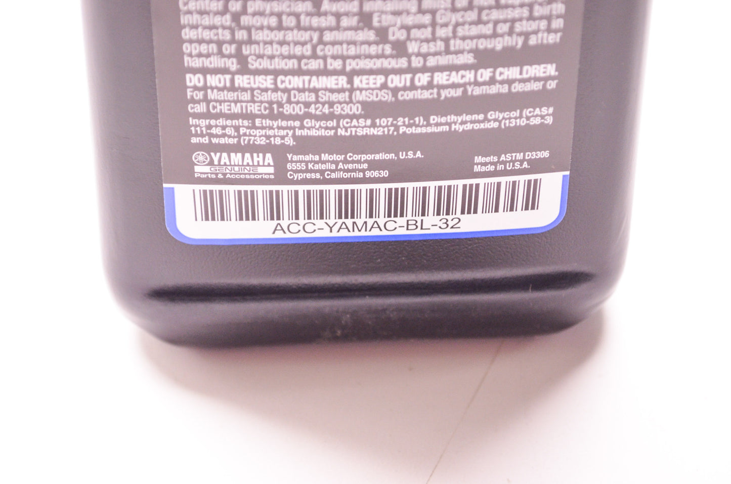 New Yamaha Yamalube Yamacool Pre Diluted Antifreeze 60% Ethylene Glycol 32 Fl. O