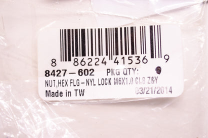 New Arctic Cat 8427-602 Flange Hex Lock Nut M6x1.0 NOS
