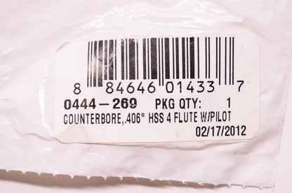 OEM Arctic Cat 0444-269 Flute Counterbore w/ Pilot NOS