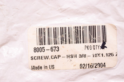 OEM Arctic Cat 8005-673 HSH 3/8-16X1.125 Z&Y Cap Screw Qty 3 NOS