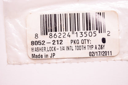 New OEM Arctic Cat 8052-212 Internal Tooth 1/4 Lock Washer QTY 3 NOS