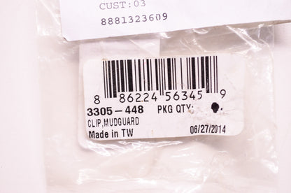 OEM Arctic Cat 3305-448 Mudguard Clip Qty 3 NOS