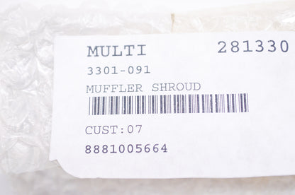 OEM Arctic Cat 3301-091 Muffler Shroud NOS
