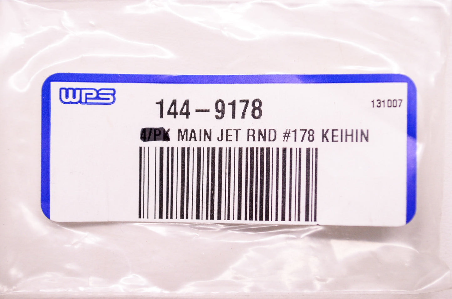 New Aftermarket Main Jet #178 Round Keihin NOS
