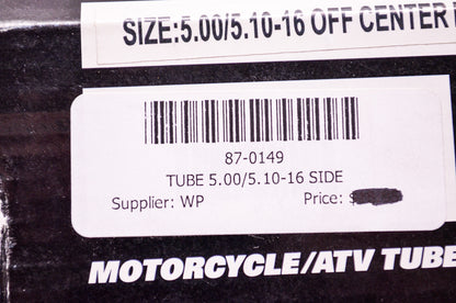 New Sedona Tire and Wheel Motorcycle ATV Tube 5.00/5.10-16 Off Center Rubber TR1