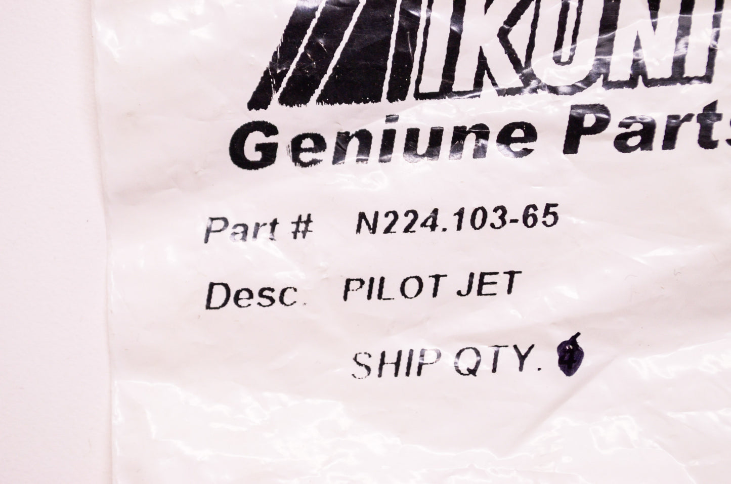 New Mikuni Pilot Jet # 65 NOS