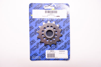 New Sunstar Case Hardened Chromoly Steel Front Sprocket 14T Kawasaki KX 250F '06