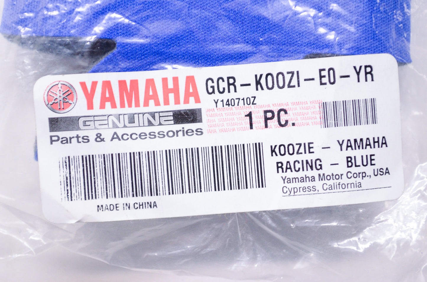 New OEM Yamaha Blue Yamaha Racing Koozie NOS