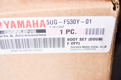 OEM Yamaha 5UG-F530Y-01-00 Double Offset Boot Set NOS