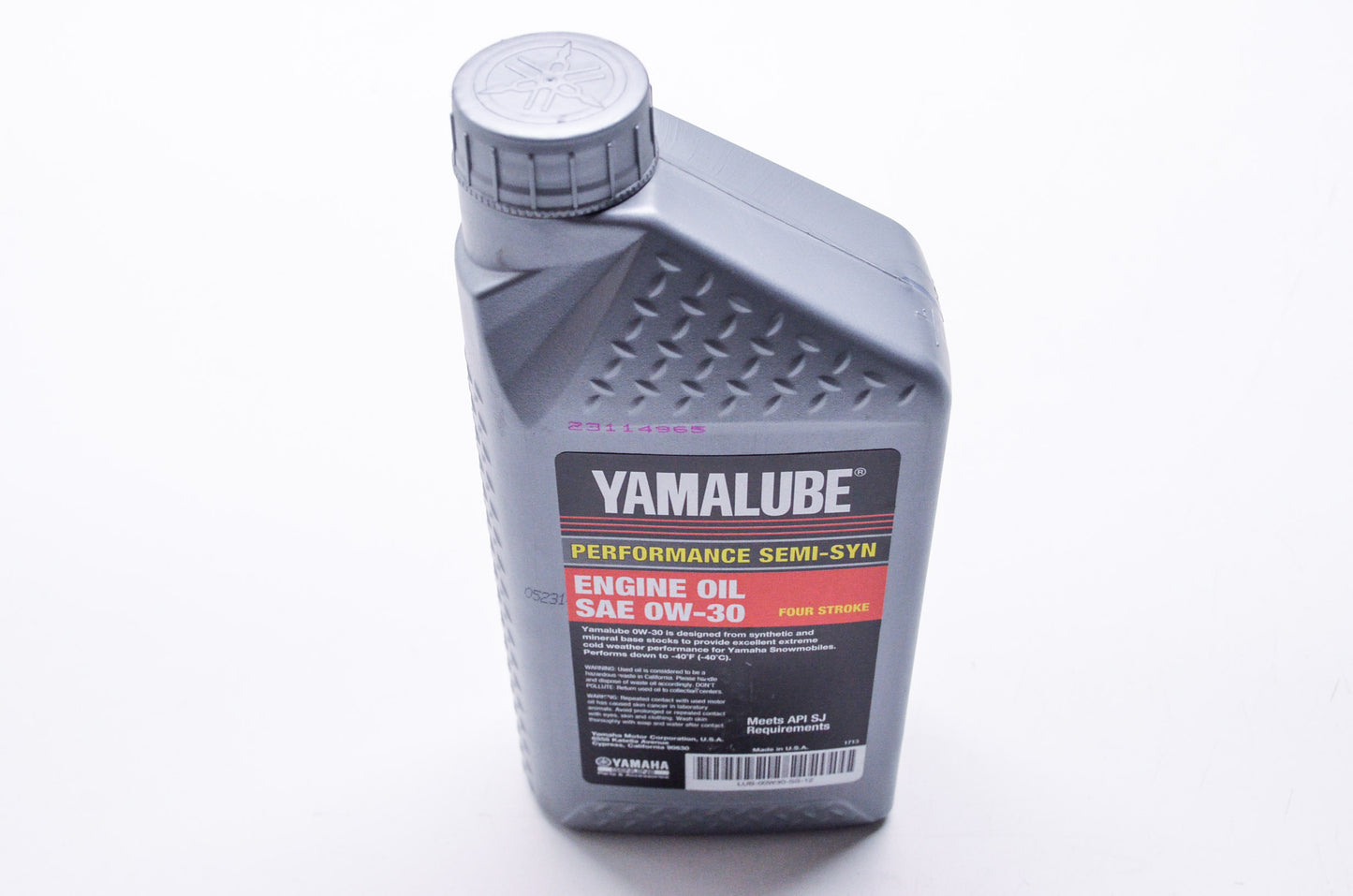 New OEM Yamaha Yamalube Performance Semi-Syn Engine Oil SAE 0W-30 Four Stroke 1