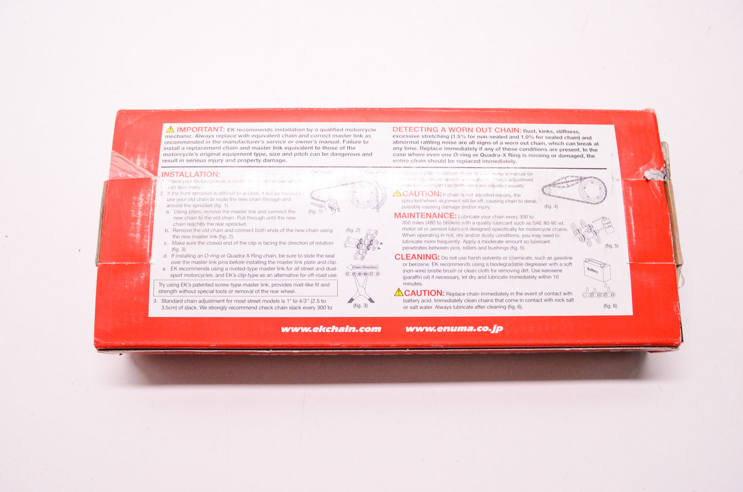 EK 69-2520 Motorcycle 428x120 O-Ring Chain NOS