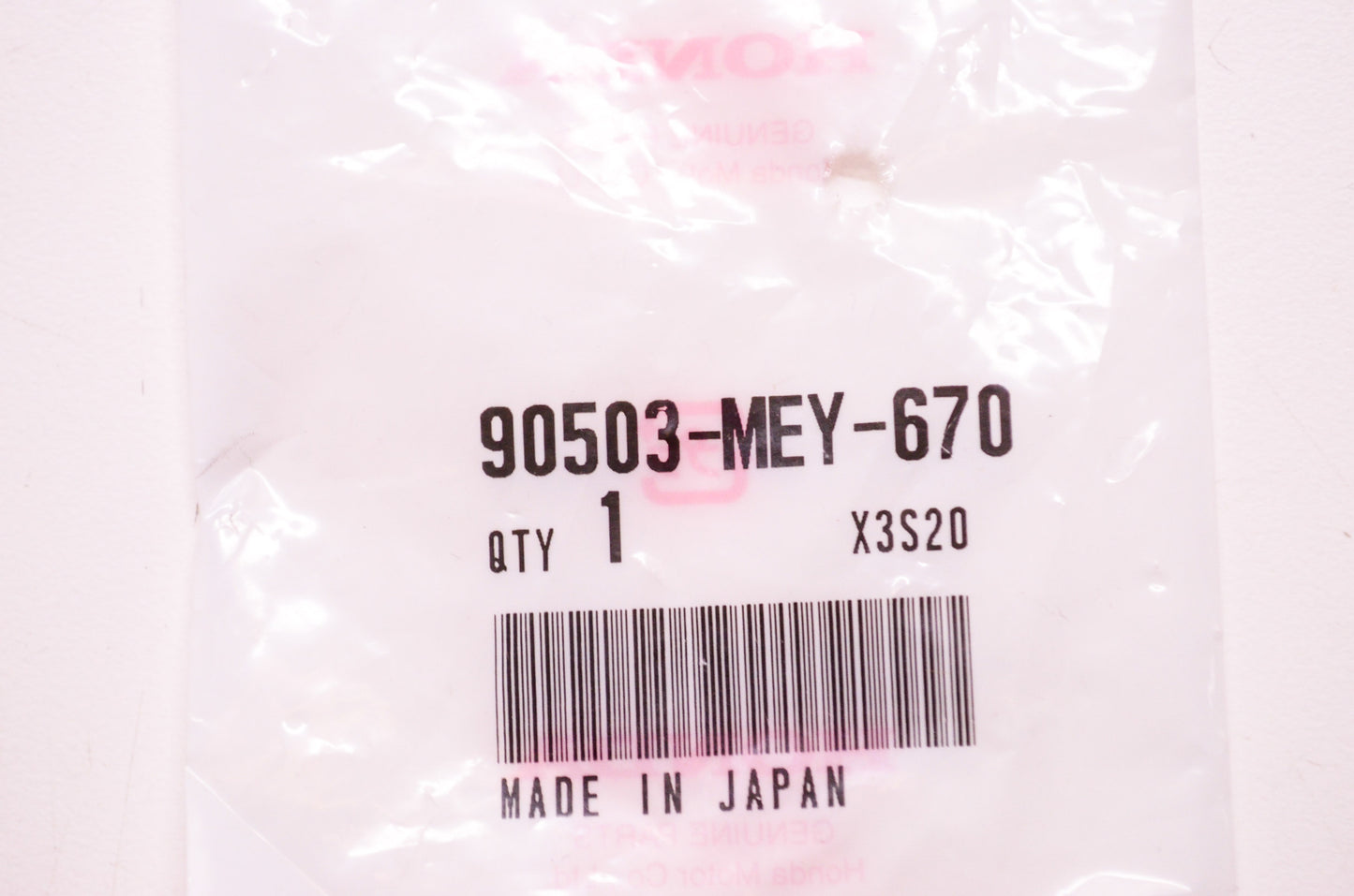 OEM Honda 90503-MEY-670 Front Collar NOS