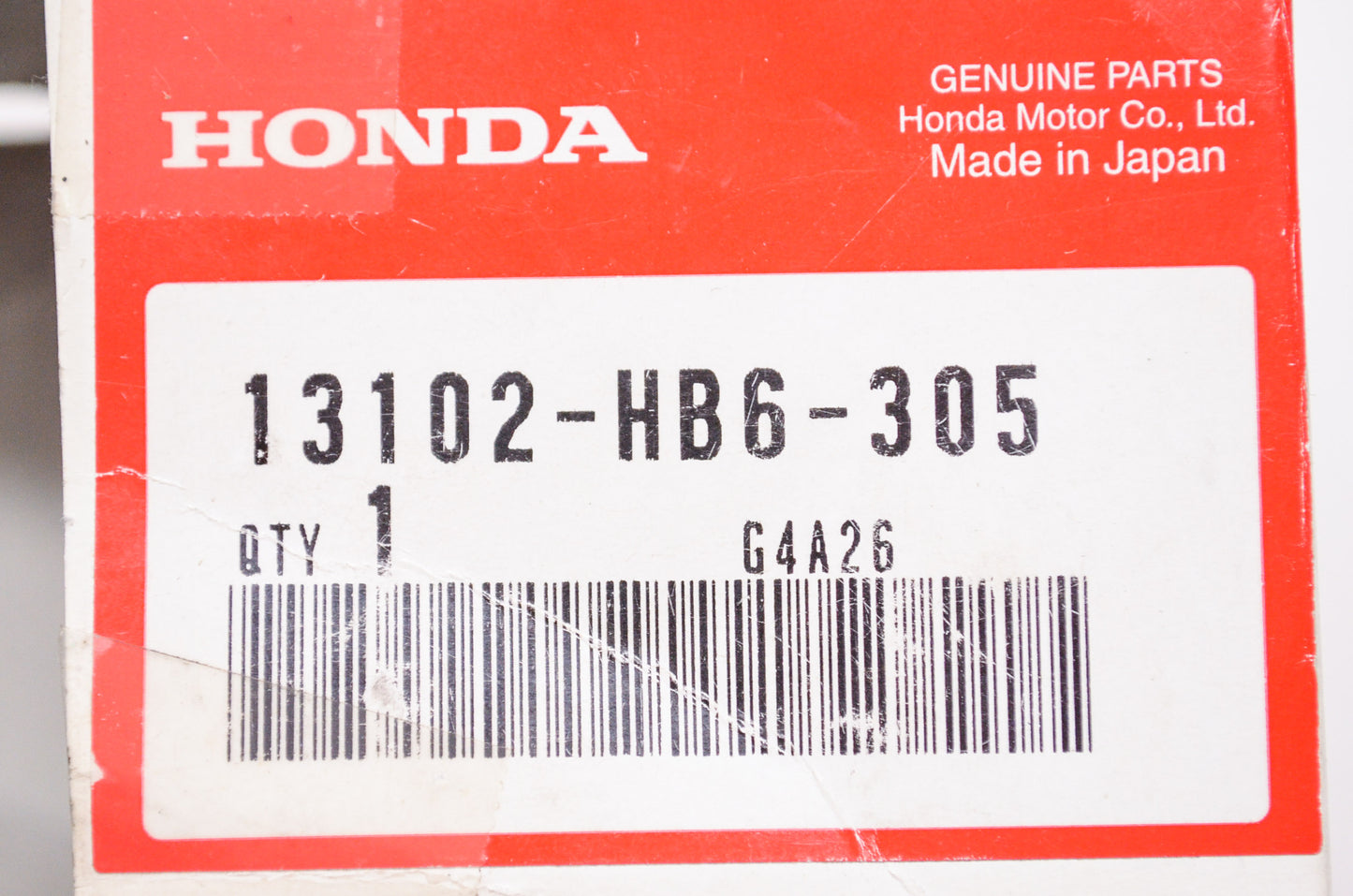 OEM Honda 13102-HB6-305 Piston (OS) (0.25) NOS