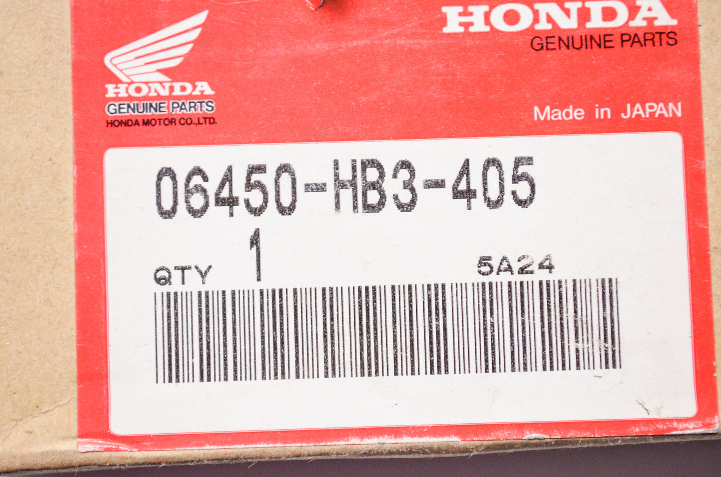 OEM Honda 06450-HB3-405 Brake Shoe Kit NOS