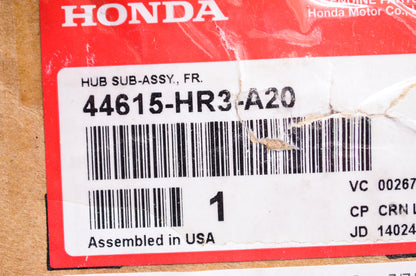 Front Hub Sub Assembly NOS