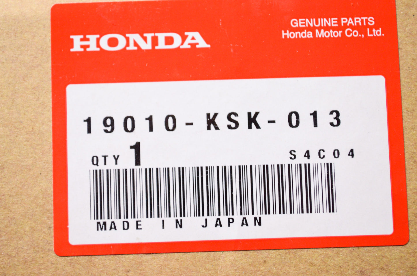 OEM Honda 19010-KSK-013 Right Radiator NOS