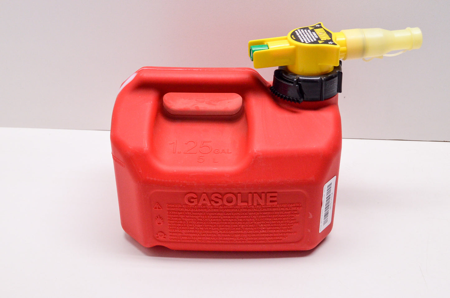 No-Spill 1.25 Gal 5 L Fuel Gas Can NOS