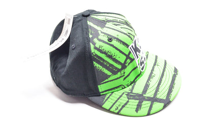New OEM Kawasaki K Fracture Fitted Hat Black Green Large NOS