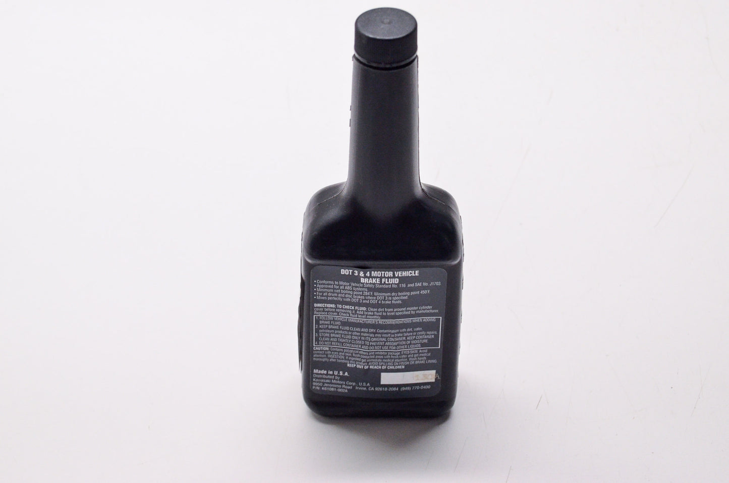 OEM Kawasaki K61081-002A Brake Fluid DOT 3&4 NOS