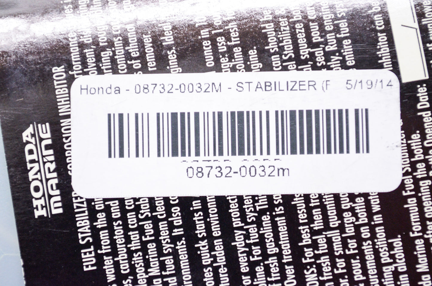 New OEM Honda Marine Fuel Stabilizer & Corrosion Inhibitor 32 oz 1 qt .946 L NOS