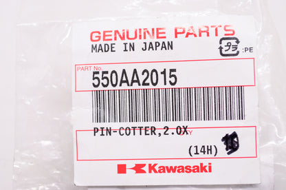 OEM Kawasaki 550AA2015 Cotter Pin 2.0X15 Qty 2 NOS