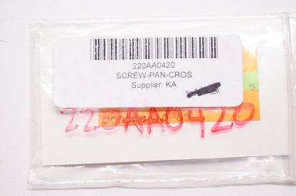 OEM Kawasaki 220AA0420 Pan Cross Screw Qty 2 NOS
