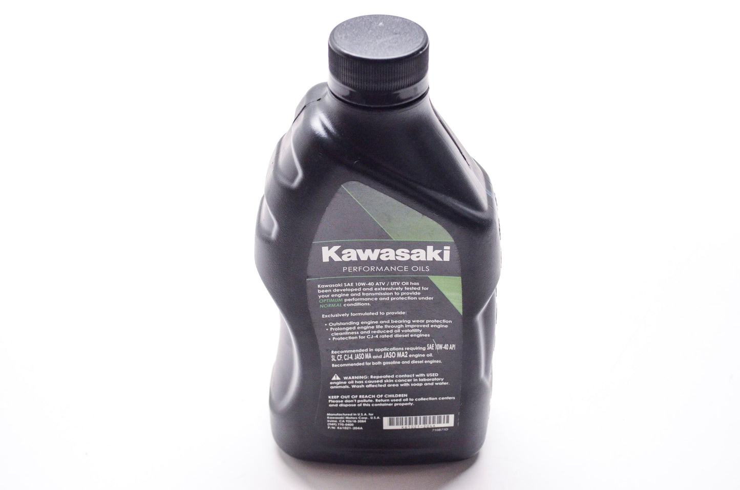 New OEM Kawasaki 4 Stroke Engine Oil SAE 10W-40 32 oz 1 qt 946 ml NOS