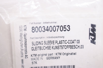 New OEM KTM Sliding Sleeve Plastic-Cote NOS