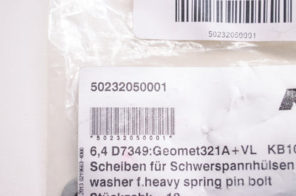 OEM KTM 50232050001 Steel Washer 6.4x17x3 NOS
