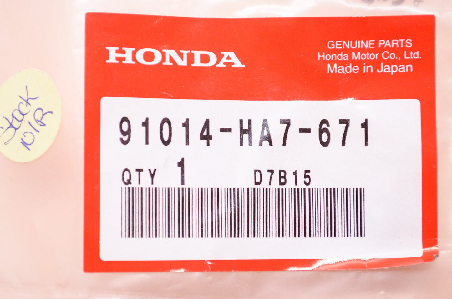OEM Honda 91014-HA7-671 Bearing 20MM NOS