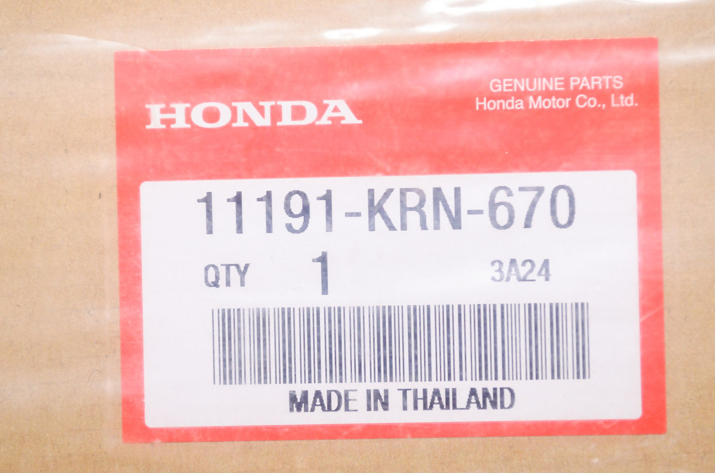 OEM Honda 11191-KRN-670 Crankcase Gasket NOS