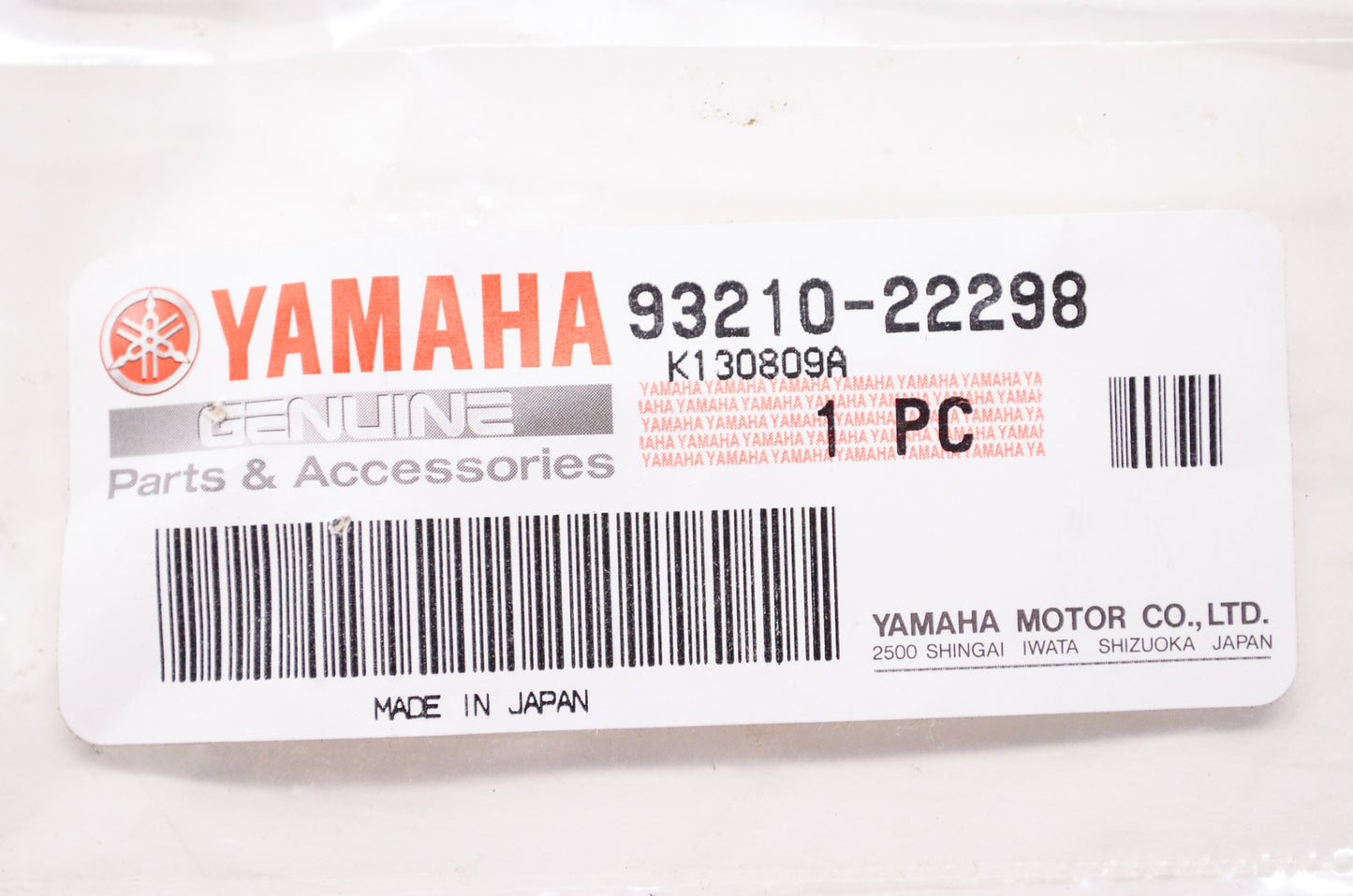 OEM Yamaha 93210-22298-00 O-Ring NOS
