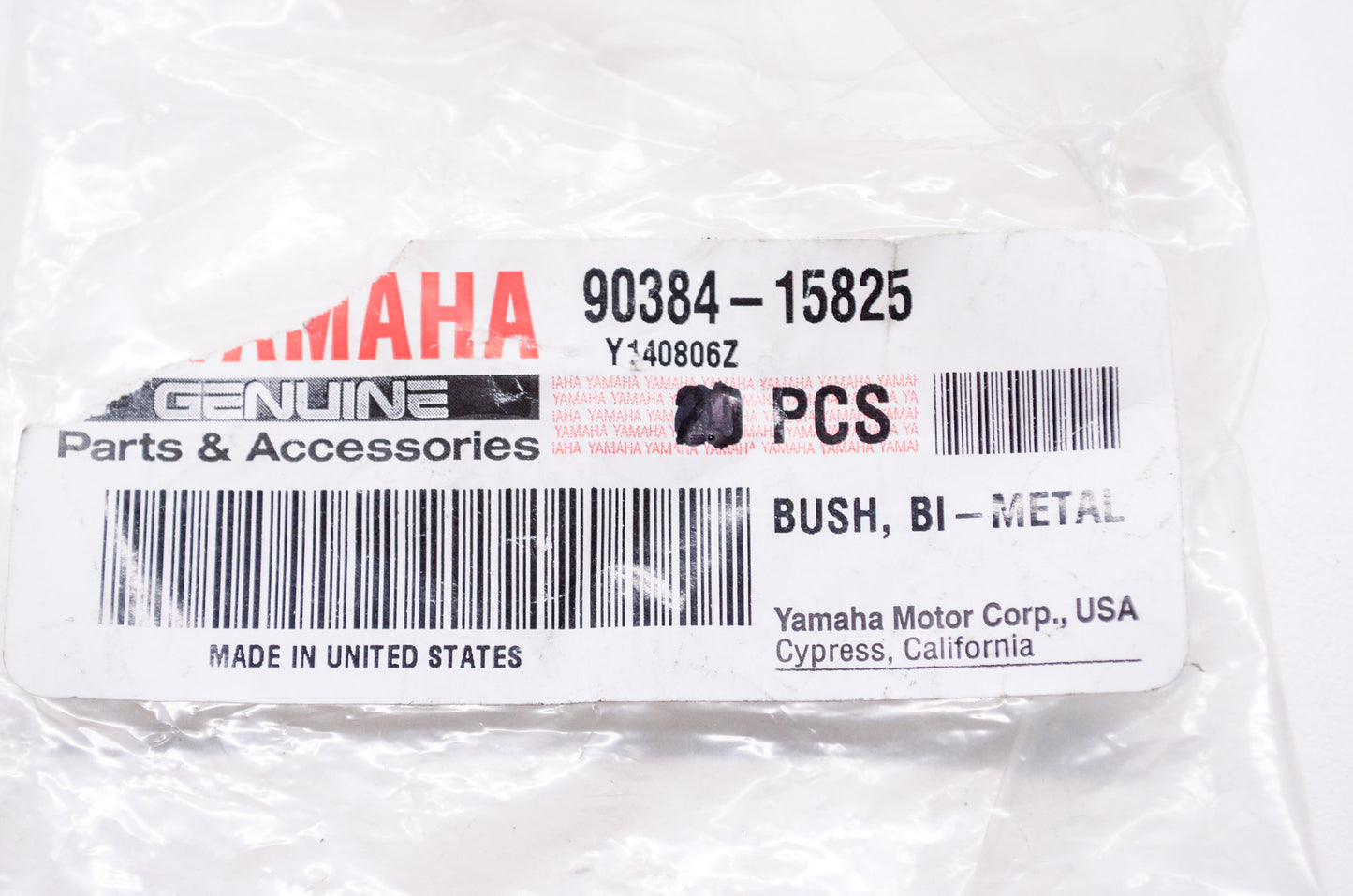 OEM Yamaha 90384-15825-00 Bi-Metal Bushing NOS