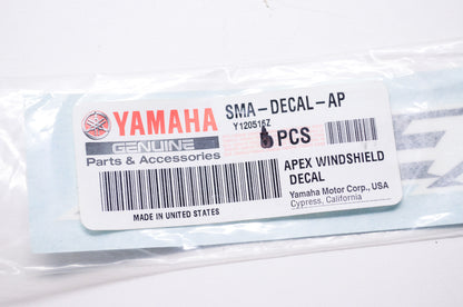 New OEM Yamaha Apex Windshield Decal NOS