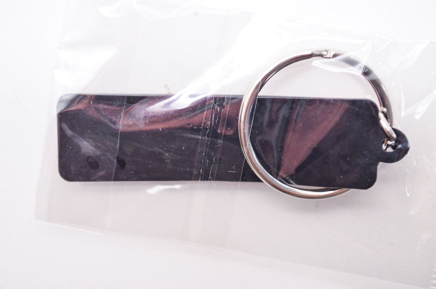 New OEM Yamaha Black w/ Red Keychain Fob NOS