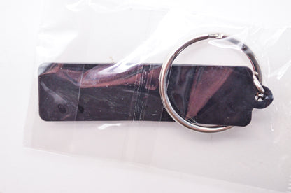 New OEM Yamaha Black w/ Red Keychain Fob NOS