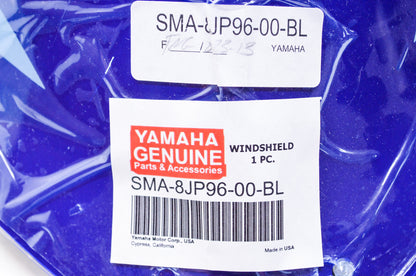 New OEM Yamaha Blue 1 Piece Windshield NOS