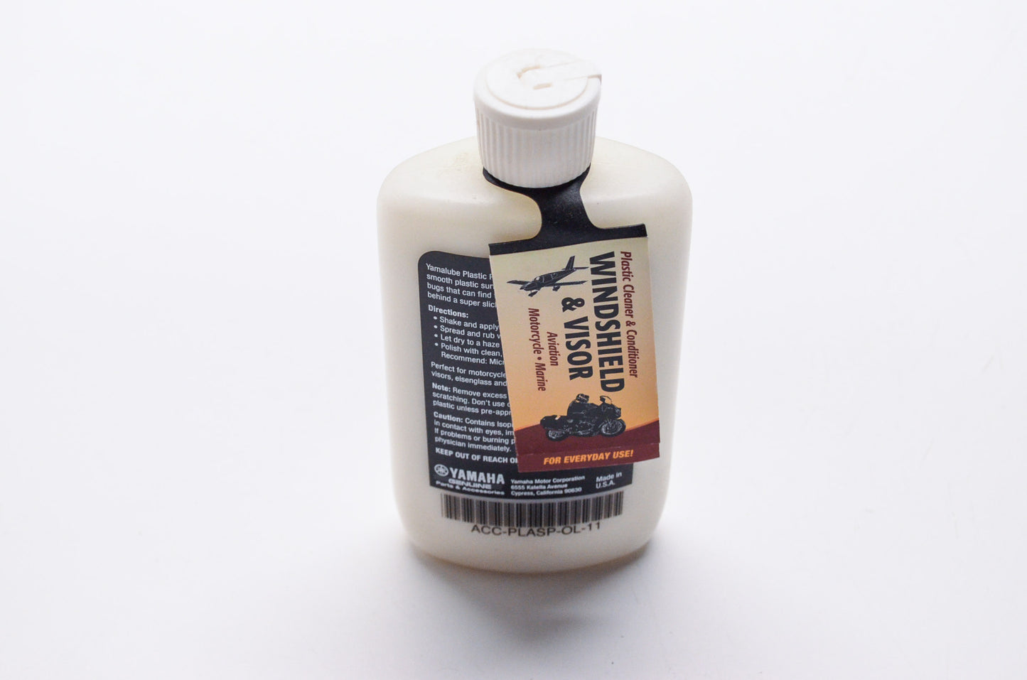 New OEM Yamaha Yamalube Windshield & Visor Plastic Cleaner 8 oz 237 ml NOS